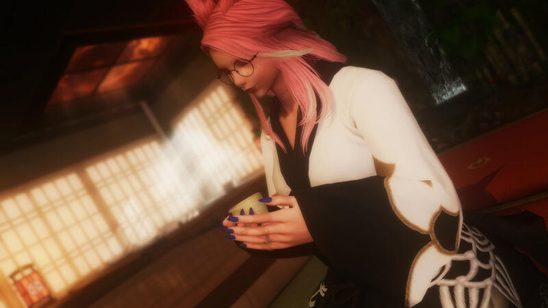 Enjoy some hot tea in our relaxing environment